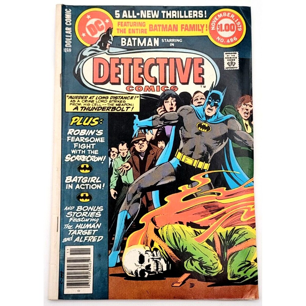 DETECTIVE‎ COMICS #486 (1979) / FN / BATGIRL ROBIN NEWSSTAND BATMAN